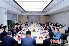 广西商务厅与驻南宁外事（联络）机构举办春茗团拜活动图片