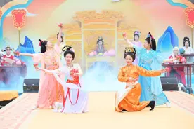 河南仙门山蟠桃会 三门峡再现《山海经》童年神话图片