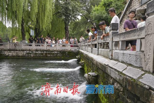 一年四季 泉在济南丨又到秋雨连绵，济南何处最美？护城河畔泉水清冽醉游人