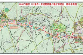 “西南第一路”成渝高速正扩容改造 四车道变八车道图片