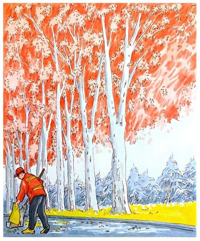 嗨！我画下了赏秋的你