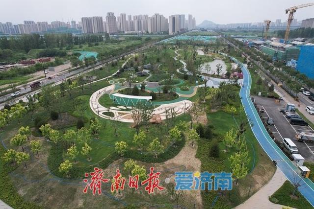 项目强省会｜生态休闲再升级，济南东站片区绿地公园向市民开放