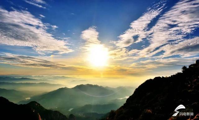 组图丨泰山：从一抹绯红到万丈金光