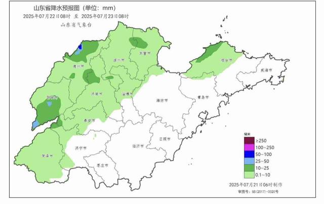 山东多地已降暴雨