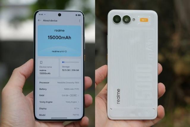 真我15000mAh新机亮相，充一次电可以轻松使用一周