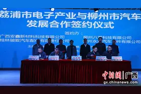 柳州市汽车行业企业考察团到荔浦市调研并签订战略合作协议图片