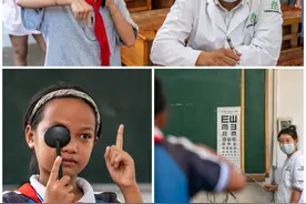 “零近视”小学来了个“小眼镜”图片