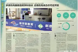 多家机构暑假违规学科培训，还有机构未办许可证开班图片