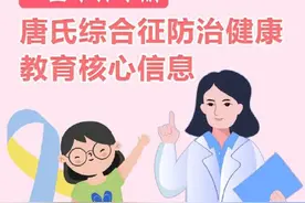 一图带你了解什么是“唐氏综合征“，需要的赶紧看看图片