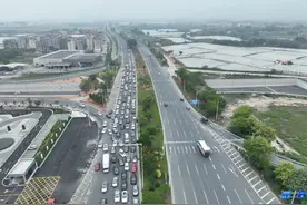 “五一”返程高峰到来，肇庆这些路段易堵，或有雷阵雨图片