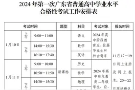 广东2024年第一次普高学考安排出炉：11月17日起报名图片