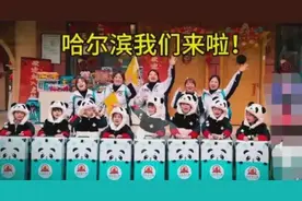 来qie了~四川“小熊猫”勇闯哈尔滨，网友在线催更回礼图片