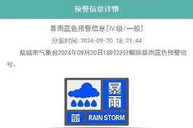 结束！暴雨+台风预警双解除！图片