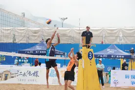 重庆市第七届运动会沙滩排球比赛开赛图片