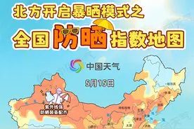 全国防晒指数地图来了 你需要哪些防晒装备？图片