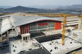 竣工倒计时！沈佳高铁沈白段通化站建设进入收尾阶段图片