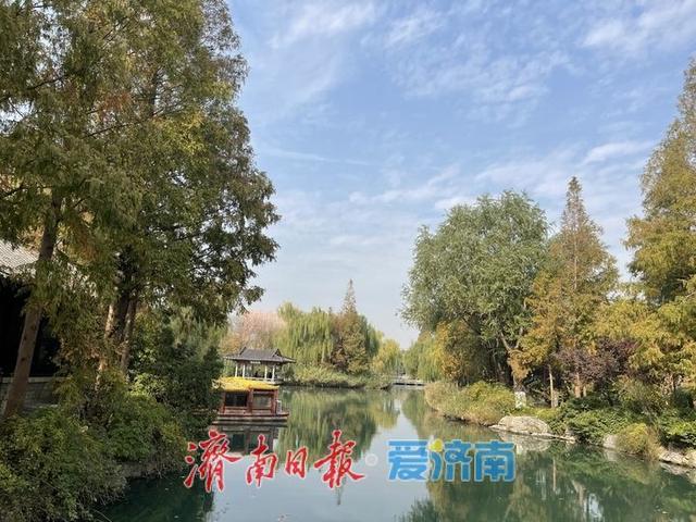 层林尽染入眼皆画 大明湖的初冬“皮肤”已上线