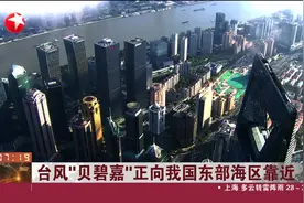 台风“贝碧嘉”正向我国东部海区靠近 15日夜间至16日早晨在上海到福建北部一带沿海登陆