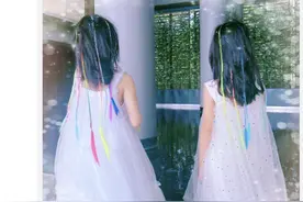 谢娜曝光双胞胎女儿照片，为其庆生！网友：竟然就7岁了图片