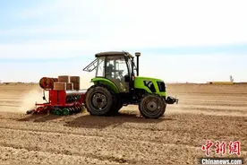 甘肃民勤“小田并大田”激活荒漠沃土建高标准农田图片