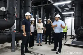 生态环境部减污降碳专家帮扶组调研指导济南起步区冷热联供项目图片