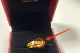 “不足两月，足金戒指出现褪色”，周大福珠宝店称属正常氧化图片