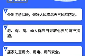 北京发布寒潮蓝色预警，公众防护指引请收好——图片
