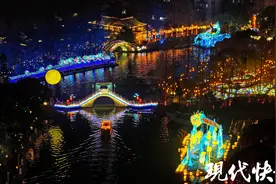 上灯喽！秦淮河畔春灯耀彩，来过一个“非遗版”春节图片