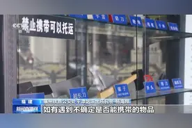 @旅客们 注意啦！这些物品不能携带进站上车图片