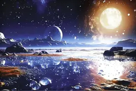 月球上的水与地球上的水一样吗？图片