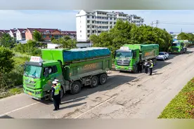 江苏淮安：开展渣土运输专项检查图片