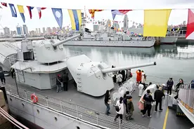 媒体关注：中国庆祝人民海军成立75周年图片