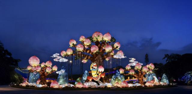 当非遗花灯遇到国潮动画 世园“天宫灯会”跨界首秀