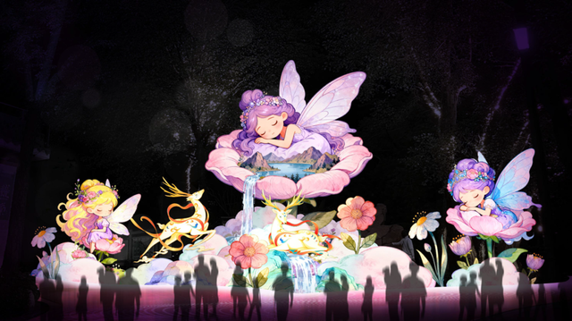 多巴胺灯海点亮越秀！来广州过个最炫彩的新年