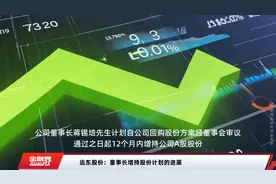 远东股份：董事长增持股份计划的进展视频封面
