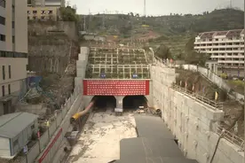 云阳城区这个隧道→左洞已贯通！图片