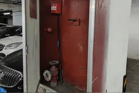 麦岛家园地下车库消火栓空置 物业称将尽快整改图片