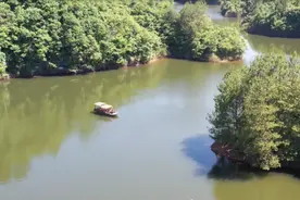 休宁县：碧波荡漾云岩湖 湖光山色美如画图片