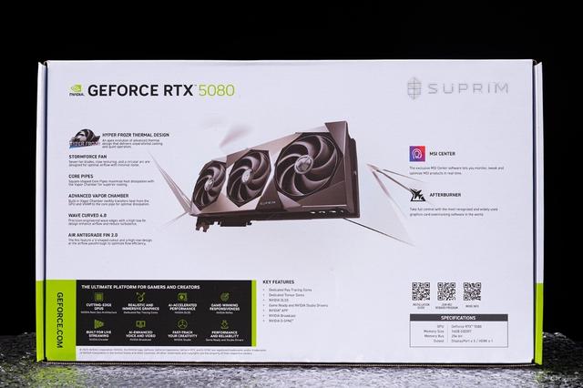 微星GeForce RTX 5080超龙SOC显卡评测：实力出众的“西装暴徒”