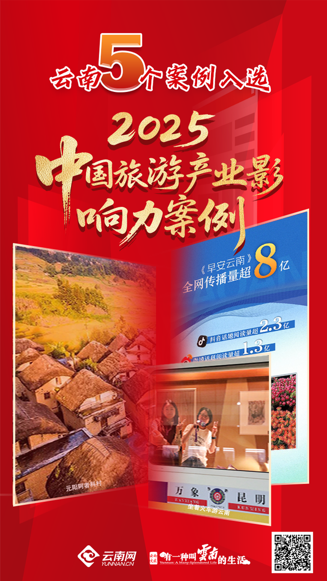 红河州1个案例入选“2025中国旅游产业影响力案例”