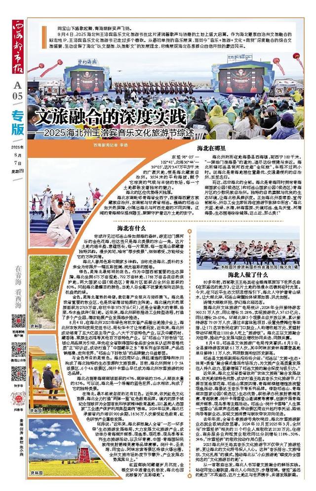 文旅融合的深度实践 ——2025海北州王洛宾音乐文化旅游节综述