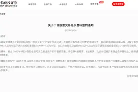 中信建投证券下调股票交易经手费标准图片