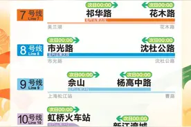 延时运营、封站跳停 国庆上海地铁运营方案发布图片