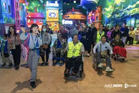 视障人士如何玩转横琴长隆？珠海举行残障人士“体验游”活动图片