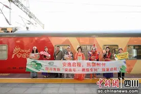 332席提前两月售罄 “安逸号”熊猫旅游专列首发成功图片