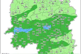 今晚到明天湖南有小到中雨过程，湘中局地大雨图片