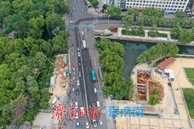 趵突泉公园直连泉城广场地下通道建设稳步推进