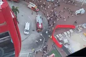 香港滞留半空的摩天轮后备系统查出故障！约200人一度被困图片