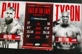 58岁泰森复出不敌27岁网红选手，张继科发文致敬！图片