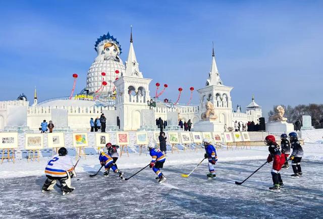 哈尔滨雪人天团营业，把冬天甜成棉花糖